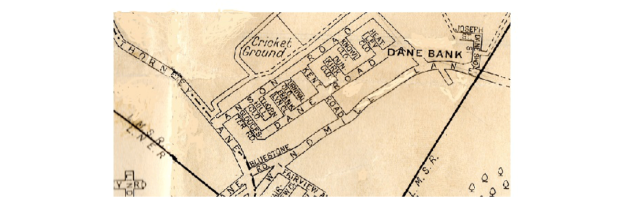   This street plan shows how the area appeared in 1939